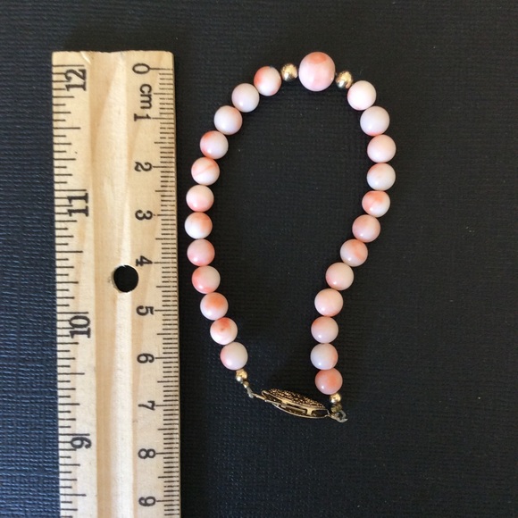 Vintage natural pink coral bracelet. - Picture 5 of 5